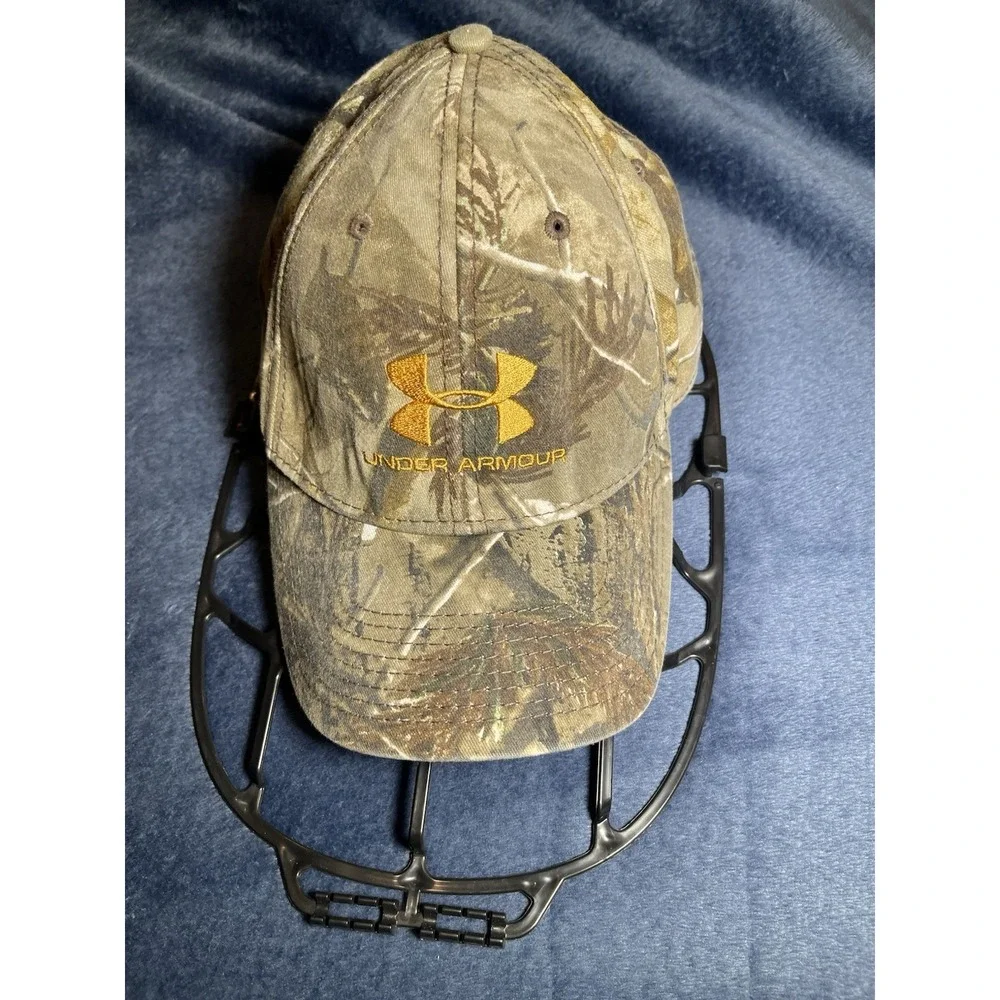 Under Armour Camo Hat Cap Mens Adjustable Strap Camouflage OSFA Hunting